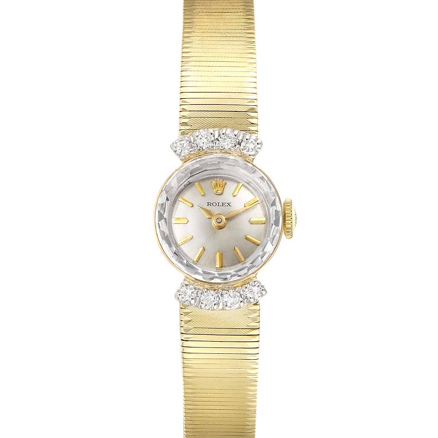 The image shows a front view of the Rolex Cocktail model watch, displaying the face, dial, and band.